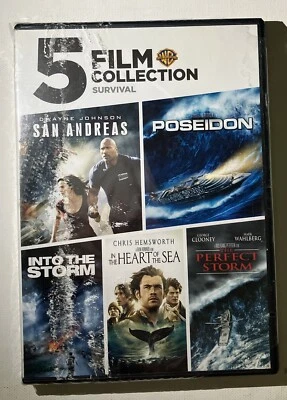Survival 5-film Collection/San Andreas, Poseidon, Perfect Storm + 2 More DVD - Image 1 of 4