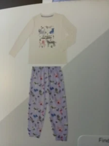 Member's Mark Girl's 2 Piece Cozy Easy Pull On Fleece Pajama Set3T NEW - Picture 1 of 5