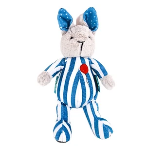 Goodnight Moon Bunny Lovey Plush Red Balloon Blue Polka Dot Ears Security Toy - Picture 1 of 8