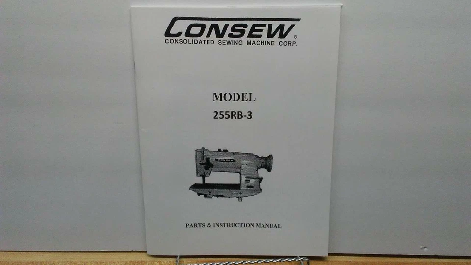 Consew 255RB-3 Sewing Machine Operator & Parts Manual - Image 1 of 3