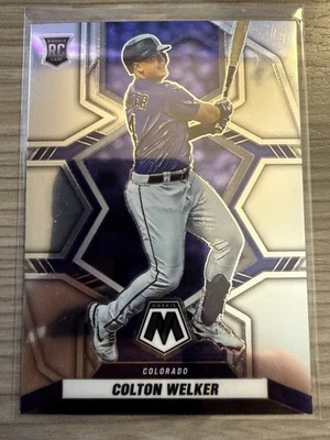 2022 Panini Mosaic - Rookies Colton Welker #218 Silver Prizm (RC) - Image 1 of 2