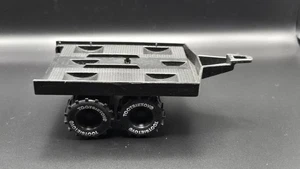 Vintage Tootsie Toy Plastic Trailer 6" Black - Picture 1 of 6