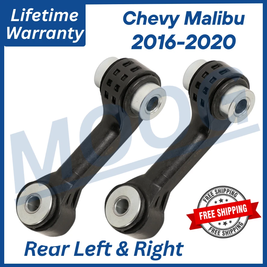 Par de barras estabilizadoras traseras originales MOOG para Chevy Malibu 2016-2020 garantía de por vida Foto 1 de 4