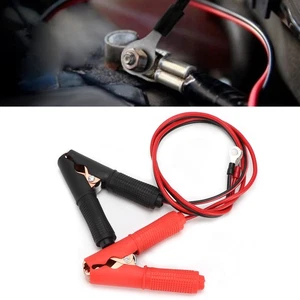 ˘Car Battery Clamp Cable 12‑24V 30A Jumper Wire Accessory For Power Inverter - Picture 1 of 12