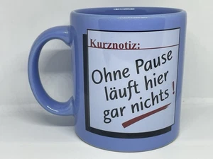 Waechtersbach Germany “Kurznotiz “Mug – Vintage Ceramic Coffee Tea Cup - Picture 1 of 5