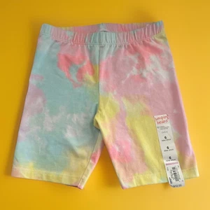 Girls Jumping Beans Tie-Dye Bike Shorts Size 6 – Multicolor | NEW with Tags - Picture 1 of 3