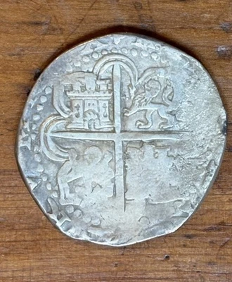 1598-1621 Spain 4 Real Cob.Seville Mint 11.6 G - Image 1 of 2