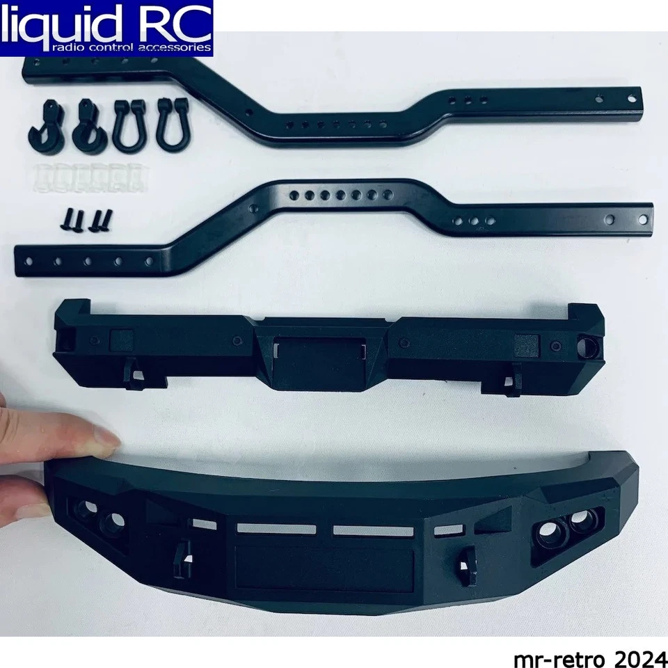 CEN Racing Black Bumper Set Molded Front & Rear for F450 CEGCD0450