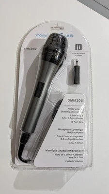 The Singing Machine SMM205 Dynamic Professional Microphone - Image 1 of 4