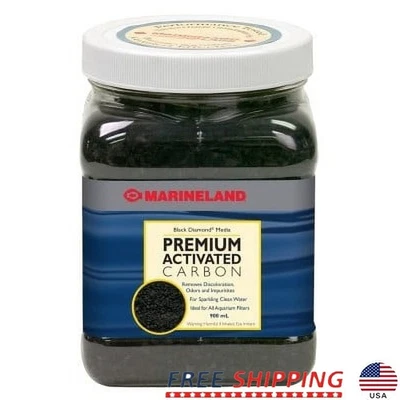 Activated Carbon Aquarium Filtration Removes Odors & Impurities Clear Water New - Image 1 of 4