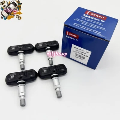 4PCS DENSO Tire Pressure Sensor TPMS 42753-STK-A04 For Honda Pilot Alloy Acura - Image 1 of 4
