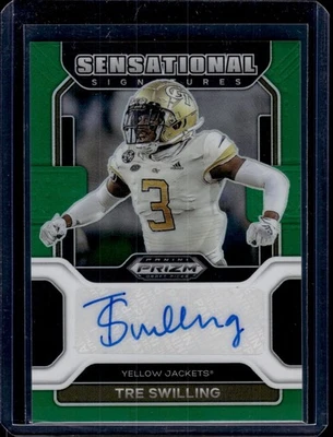 2022 Prizm Draft Picks Sensational Signatures Tre Swilling GT #SS-TSW (AU, RC) - Image 1 of 2