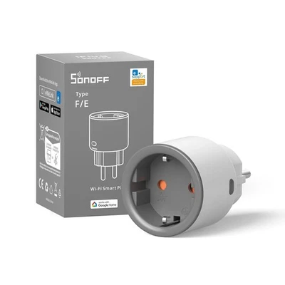SONOFF S60 EU Plug Smart WiFi Socket Energy Monitoring Plug Timer Voice Control# - Image 1 of 4