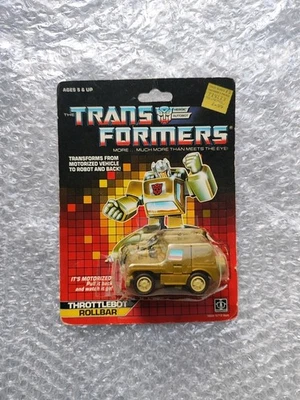 Transformers G1 / Throttlebot / Rollbar / Minibot / Hasbro / 1986 / Taiwan  - Photo 1/4