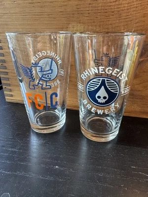 Juego de 2 vasos de pinta FC Cincinnati Rhinegeist MLS Foto 1 de 4