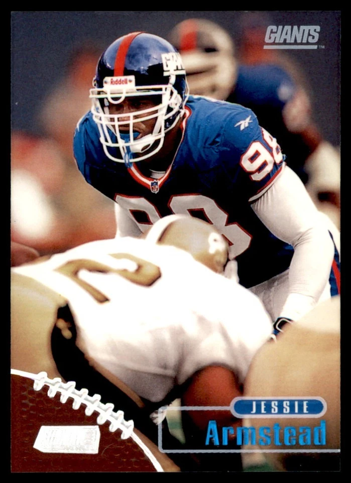 1998 Stadium Club # 35 Jessie Armstead Giants - Image 1 of 2