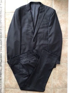LANIFICIO F.LLI CERRUTI DAL 1881 PRESTIGE SLATE GREY WOOL SUIT CHEST 44 WAIST 36 - Picture 1 of 18