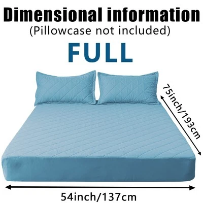 Capa de colchão impermeável super macia, design em camadas, confortável e durável - Imagem 1 de 4