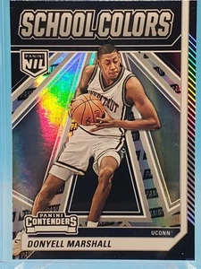 2024-25 Panini NIL UConn DONYELL MARSHALL #6 SCHOOL COLORS LOGO PRIZM Sp - Picture 1 of 2
