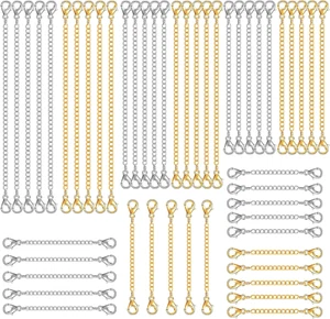 30Pcs Chain Extenders for Necklace, Necklace Extenders for Women Girls Bracelet - Picture 1 of 7