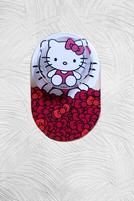 Hello Kitty - Sanrio - Grip Ovale Magsafe - Red Ribbons - Neuf Foto 1 de 2