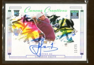 2024 Panini Impeccabile Liv Golf Cameron Smith Canvas Creazioni RC Auto /25 - Foto 1 di 2