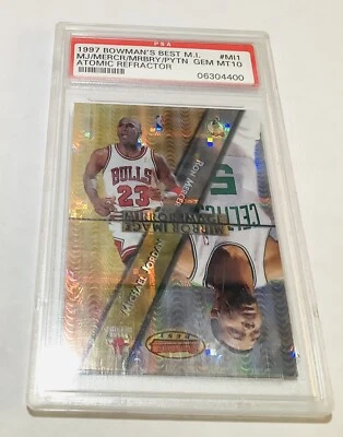 1997-98 MICHAEL JORDAN SUPER Super Atomic Refractor GEM MINT PSA-10 - Image 1 of 3