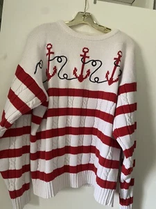 Christian Dior 100% Cotton sweater women Large Scarf Not Included ! - Picture 1 of 9