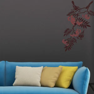 Large Wall Stencils Birds on a Branch for DIY Wall decor, Better than decals - Picture 1 of 4