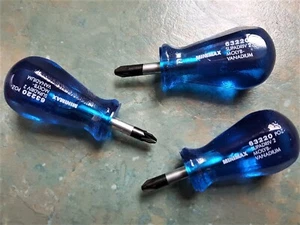 TWO New Minimax Posidrive stubby screwdriver (PZD2) No 2 x 25 63220 FREE POST - Picture 1 of 5