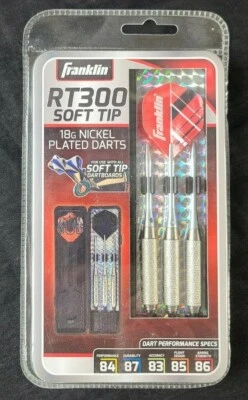 Dardo punta suave recubierto de níquel Franklin Sports RT300 (18 gramos) Foto 1 de 2