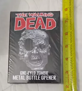 The Walking Dead Zombie Bottle Openers - One-Eye Zombie - Wall Mounted - Chrome - Picture 1 of 1
