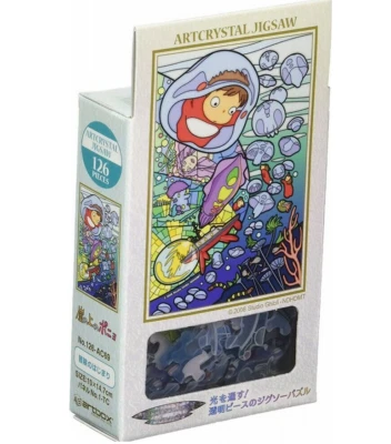Studio Ghibli головоломка 126 шт. искусства кристалл лобзик Ponyo скалы морской водопад Японии - Изображение 1 из 3