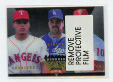 1995 DONRUSS DOMINATORS # 2 IVAN RODRIGUEZ , MIKE PIAZZA , DARREN DAULTON