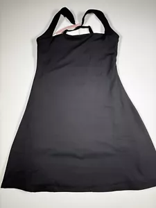 QINSEN Damen Tennis Golf sportliches Kleid quadratischer Ausschnitt ärmellos integrierte Shorts M - Bild 1 von 12