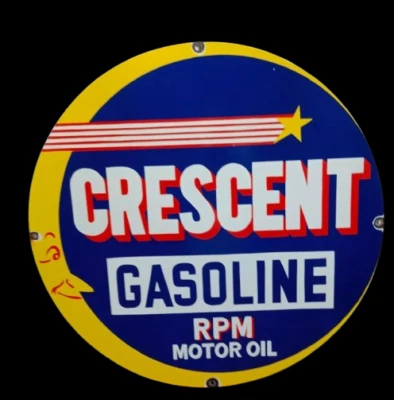 Placa de esmalte crescente porcelana 30x30 polegadas dupla face - Imagem 1 de 3