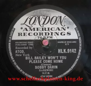 Bobby Darin 78RPM / Tall Story & Bill Bailey Won`t You Please Come Home (29-121) - Bild 1 von 3