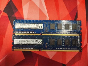 HYNIX 4GBx2 HMT451U6AFR8C-PB (2X4GB) PC3-12800 DDR3 DESKTOP RAM - Picture 1 of 1