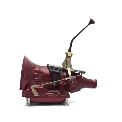 Ford AOD Transmission Push-Button Shifter Kit Black 10" Arm w/ Bend Deluxe Knob - Image 1 of 4