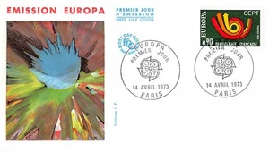 Envelope FDC FRANCE EUROPA 1973 PARIS N1 - Picture 1 of 1