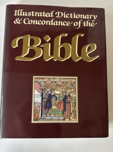 1986 Illustrated Dictionary & Concordance of the Bible Illustrated Photos Maps - Picture 1 of 10