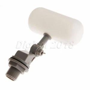 Válvula de bola de flotador de plástico ajustable 1/2" tanque estanque control de nivel de agua al ras - Imagen 1 de 12