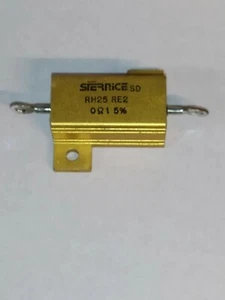 0.1 Résistance bobinée 0.1 Ohm 5% 25W RH25 Aluminium F16h2 - Bild 1 von 6