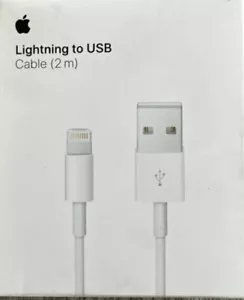 Lightning to USB 2m Cable for All Apple Phones And iPads - Picture 1 of 2