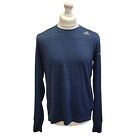 Adidas Climalite Blue Long Sleeve T-Shirt UK Men's Size M