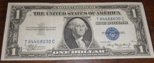 1935 A $1 Silver Certificate T 64468030 C - UNC - Picture 1 of 2