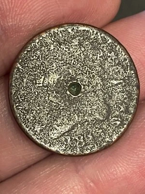 1811 Capped Bust Half Cent- About Good Details, Metal Detector Find? - Image 1 of 4