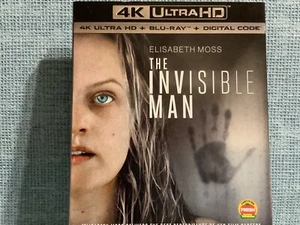 The Invisible Man (4K Ultra HD, 2020) + Blu Ray + Digital Code + Slipcase - Picture 1 of 4