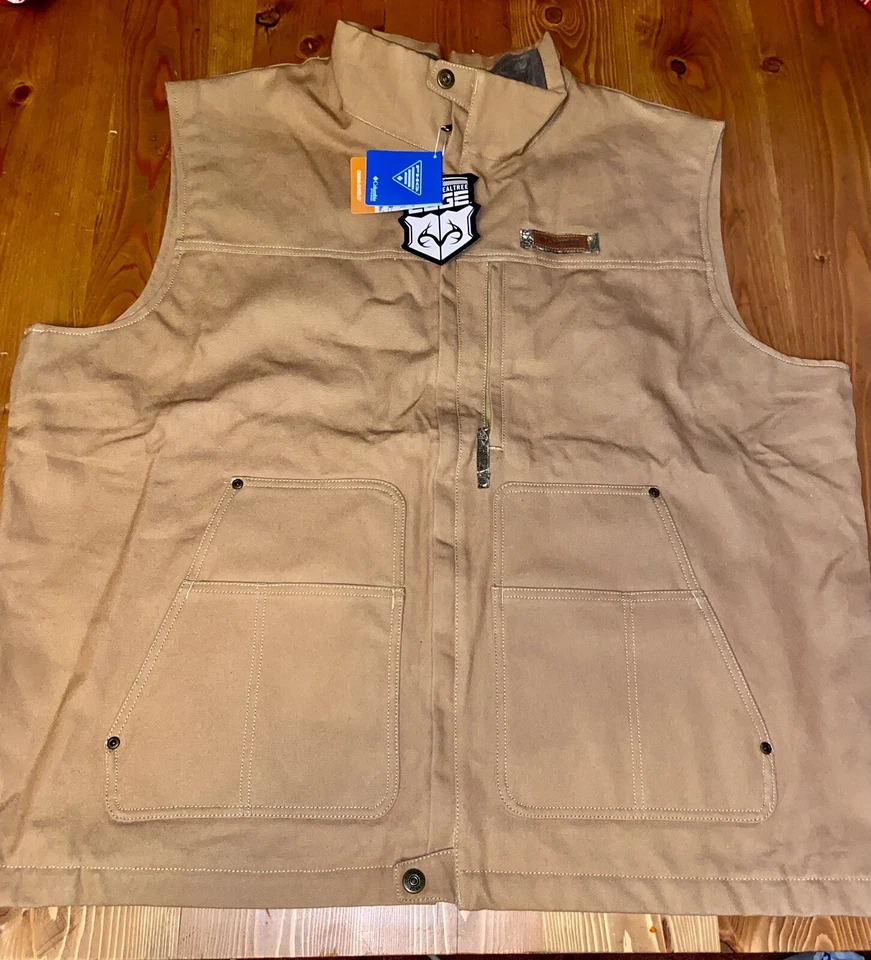 NWT Columbia PHG Roughtail Work Vest Men’s XXL Duck Realtree Edge Hunting 2X - Image 1 of 4