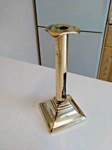 Antique Brass Ejector Candlestick - 7.5" Tall (4137) - Picture 1 of 6